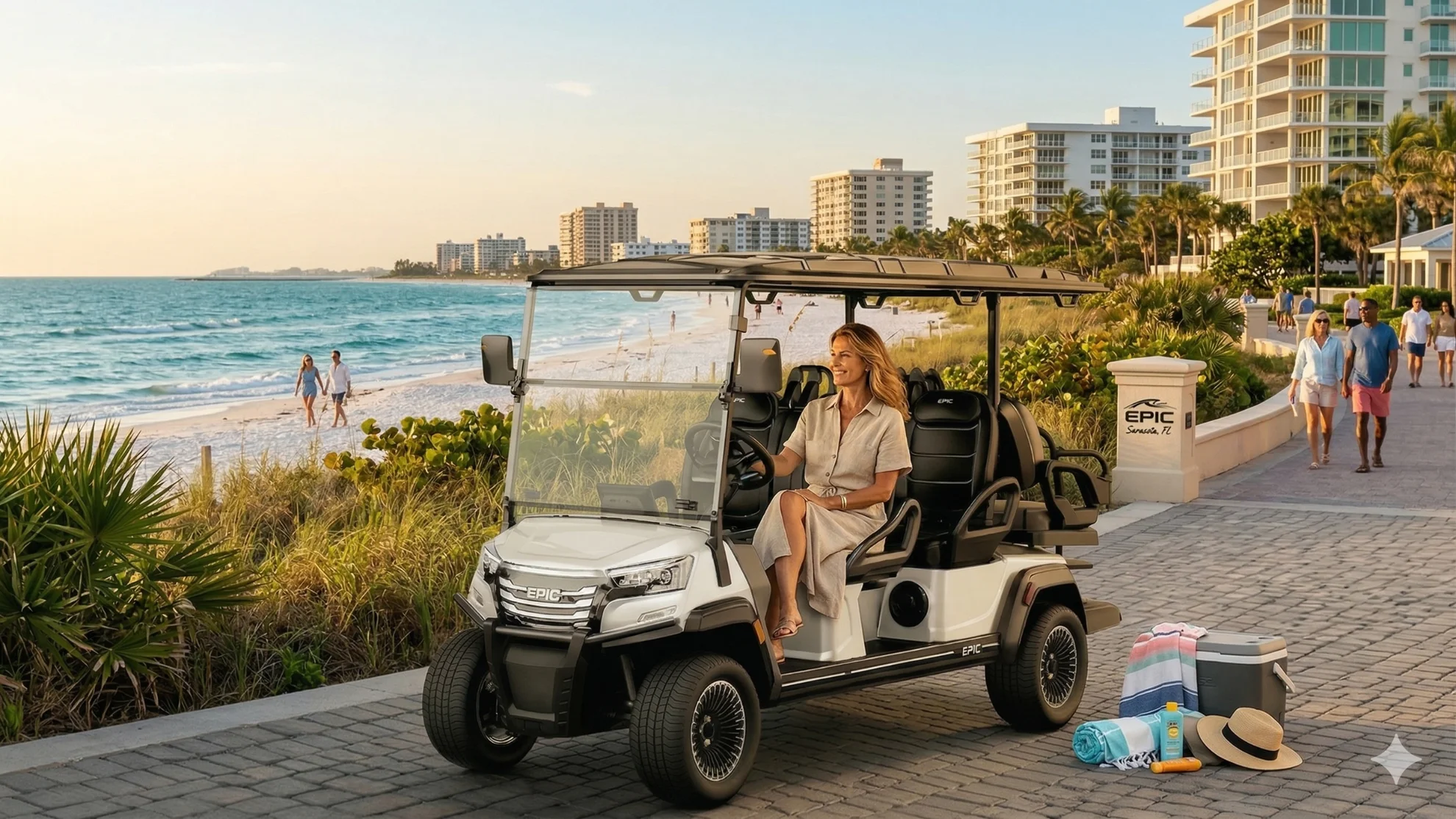 2026 Epic E60FX for Sarasota Beach Days | Icon Golf Carts